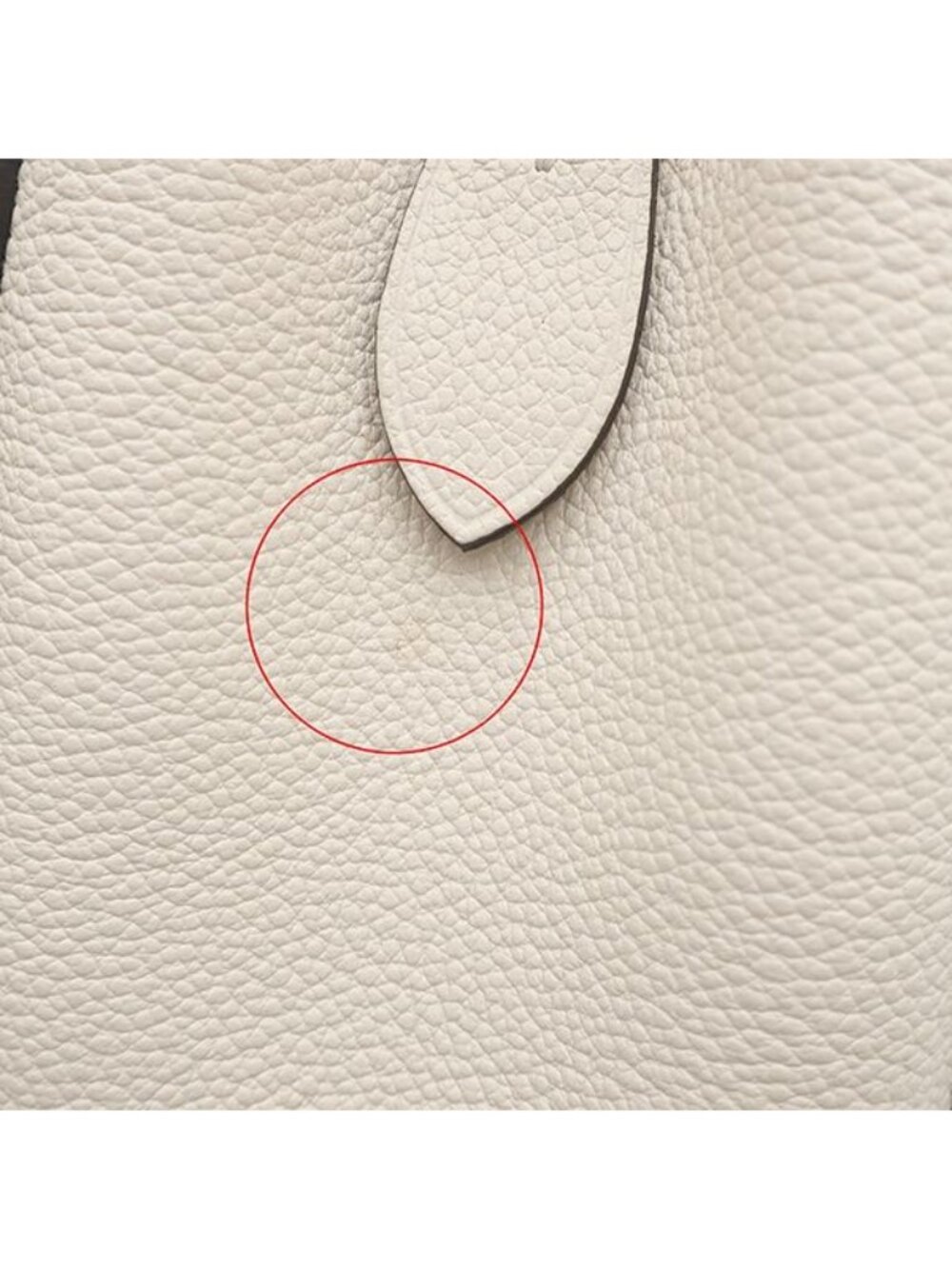 Louis Vuitton 2-Way Marelle Tote BB Epi Leather Quartz Silver Handbag White - Picture 6 of 13